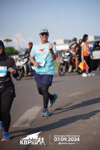 Race photo from KBP City Run 2024