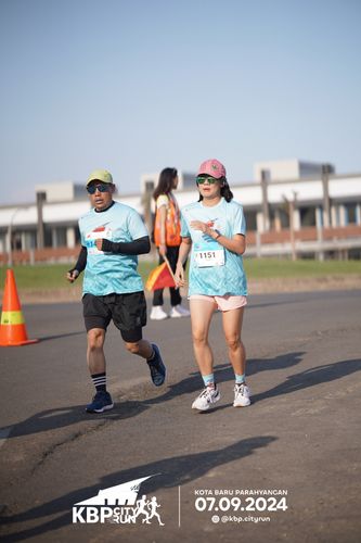 Race photo from KBP City Run 2024