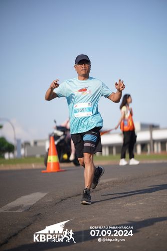 Race photo from KBP City Run 2024