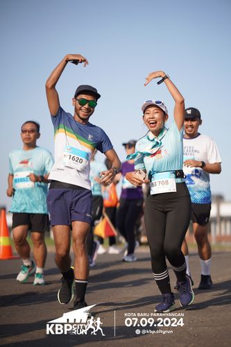 Race photo from KBP City Run 2024