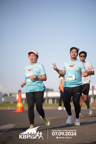 Race photo from KBP City Run 2024