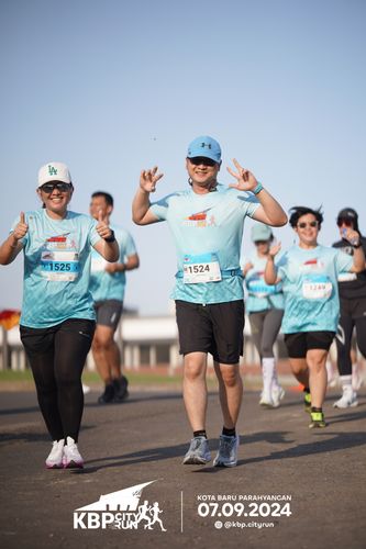 Race photo from KBP City Run 2024