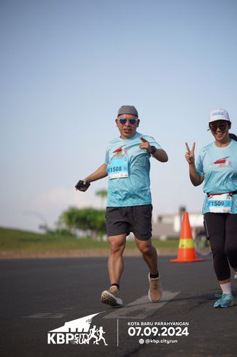 Race photo from KBP City Run 2024