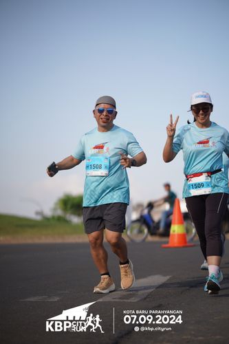 Race photo from KBP City Run 2024