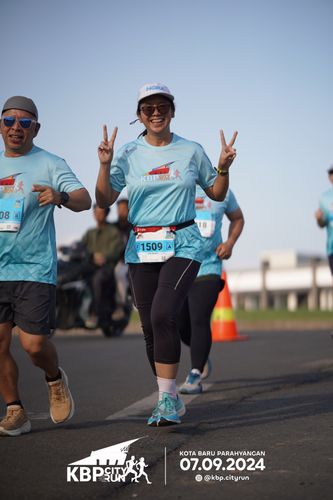 Race photo from KBP City Run 2024