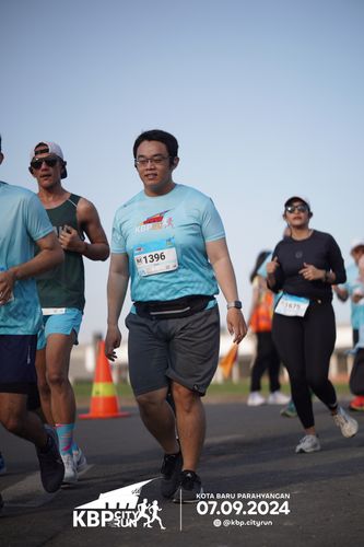 Race photo from KBP City Run 2024
