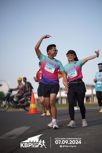 Race photo from KBP City Run 2024