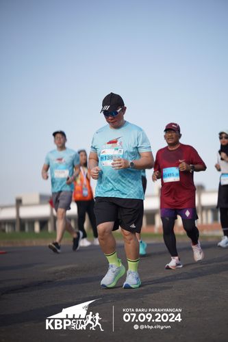 Race photo from KBP City Run 2024