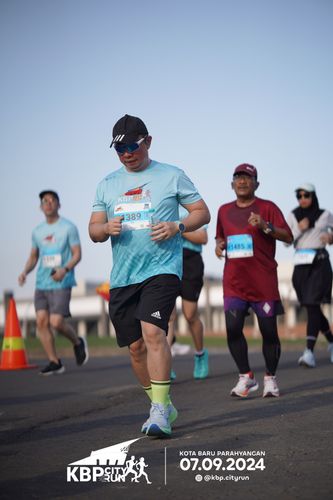 Race photo from KBP City Run 2024