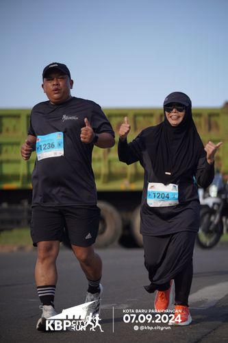 Race photo from KBP City Run 2024