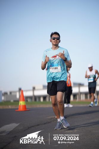 Race photo from KBP City Run 2024