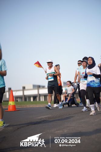 Race photo from KBP City Run 2024