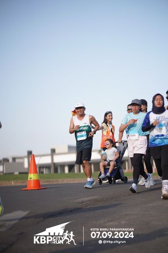 Race photo from KBP City Run 2024
