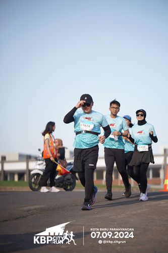 Race photo from KBP City Run 2024