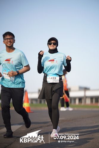 Race photo from KBP City Run 2024