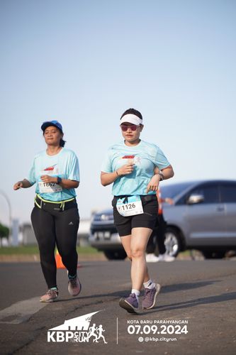 Race photo from KBP City Run 2024
