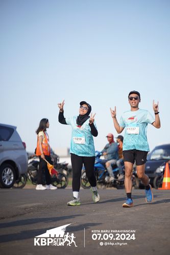 Race photo from KBP City Run 2024