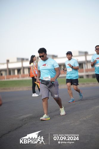 Race photo from KBP City Run 2024