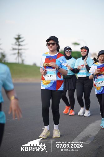Race photo from KBP City Run 2024