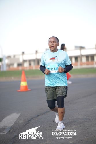 Race photo from KBP City Run 2024