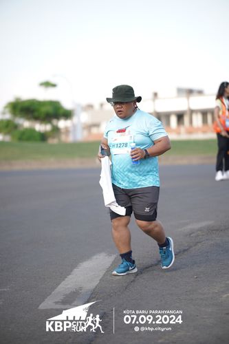 Race photo from KBP City Run 2024