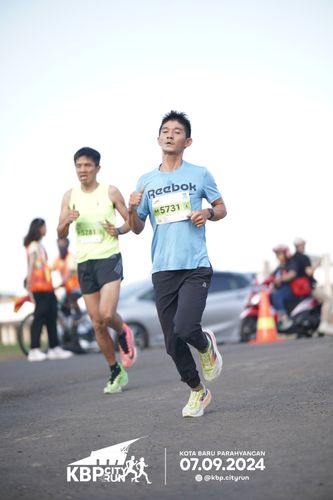 Race photo from KBP City Run 2024