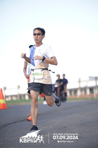 Race photo from KBP City Run 2024