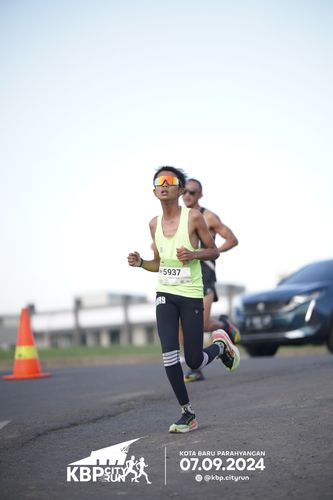 Race photo from KBP City Run 2024