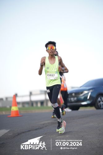 Race photo from KBP City Run 2024