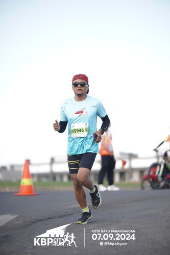 Race photo from KBP City Run 2024