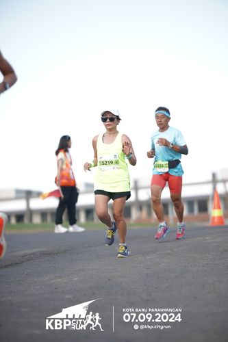 Race photo from KBP City Run 2024