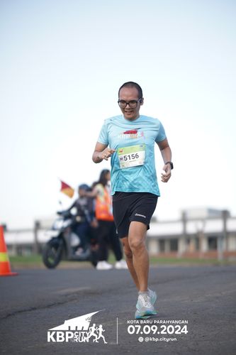Race photo from KBP City Run 2024