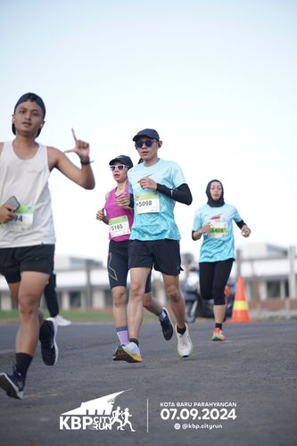 Race photo from KBP City Run 2024