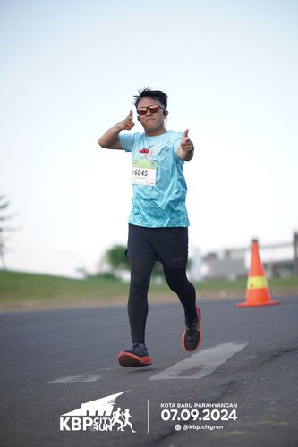 Race photo from KBP City Run 2024