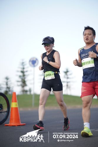 Race photo from KBP City Run 2024