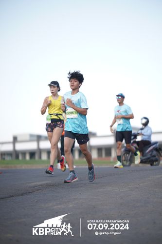 Race photo from KBP City Run 2024