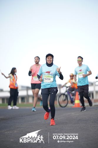 Race photo from KBP City Run 2024