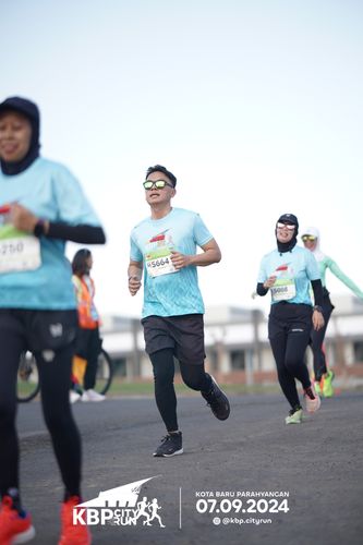 Race photo from KBP City Run 2024