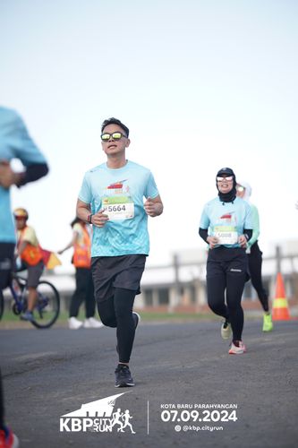 Race photo from KBP City Run 2024