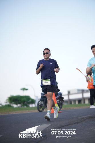 Race photo from KBP City Run 2024