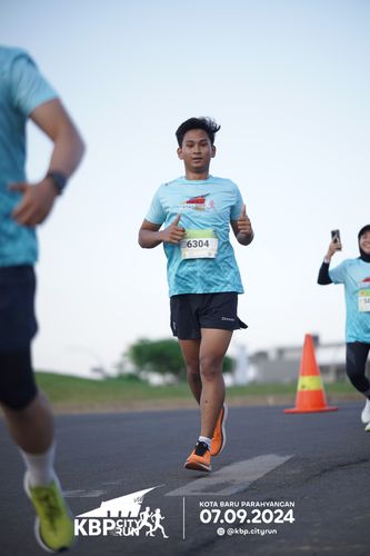 Race photo from KBP City Run 2024
