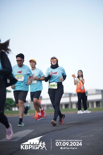 Race photo from KBP City Run 2024