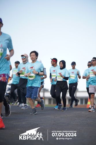 Race photo from KBP City Run 2024