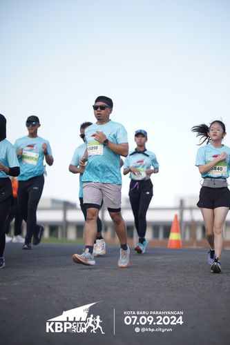 Race photo from KBP City Run 2024