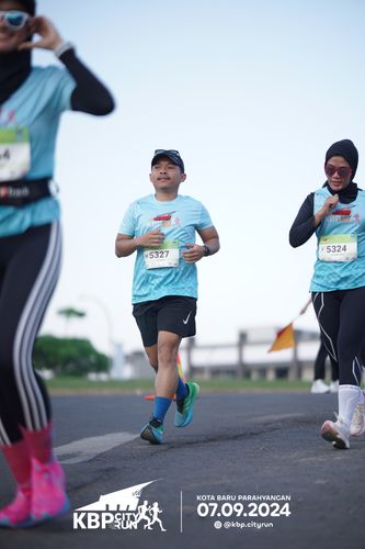Race photo from KBP City Run 2024