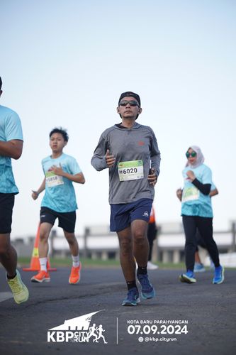 Race photo from KBP City Run 2024