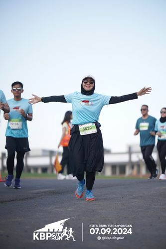 Race photo from KBP City Run 2024