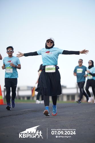 Race photo from KBP City Run 2024