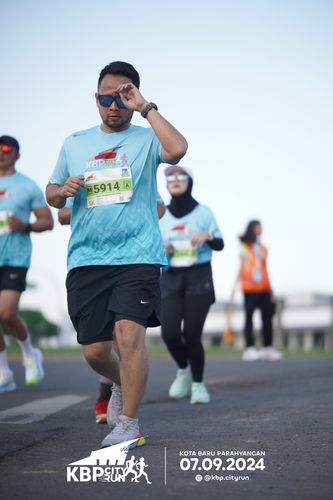 Race photo from KBP City Run 2024