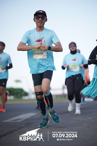 Race photo from KBP City Run 2024